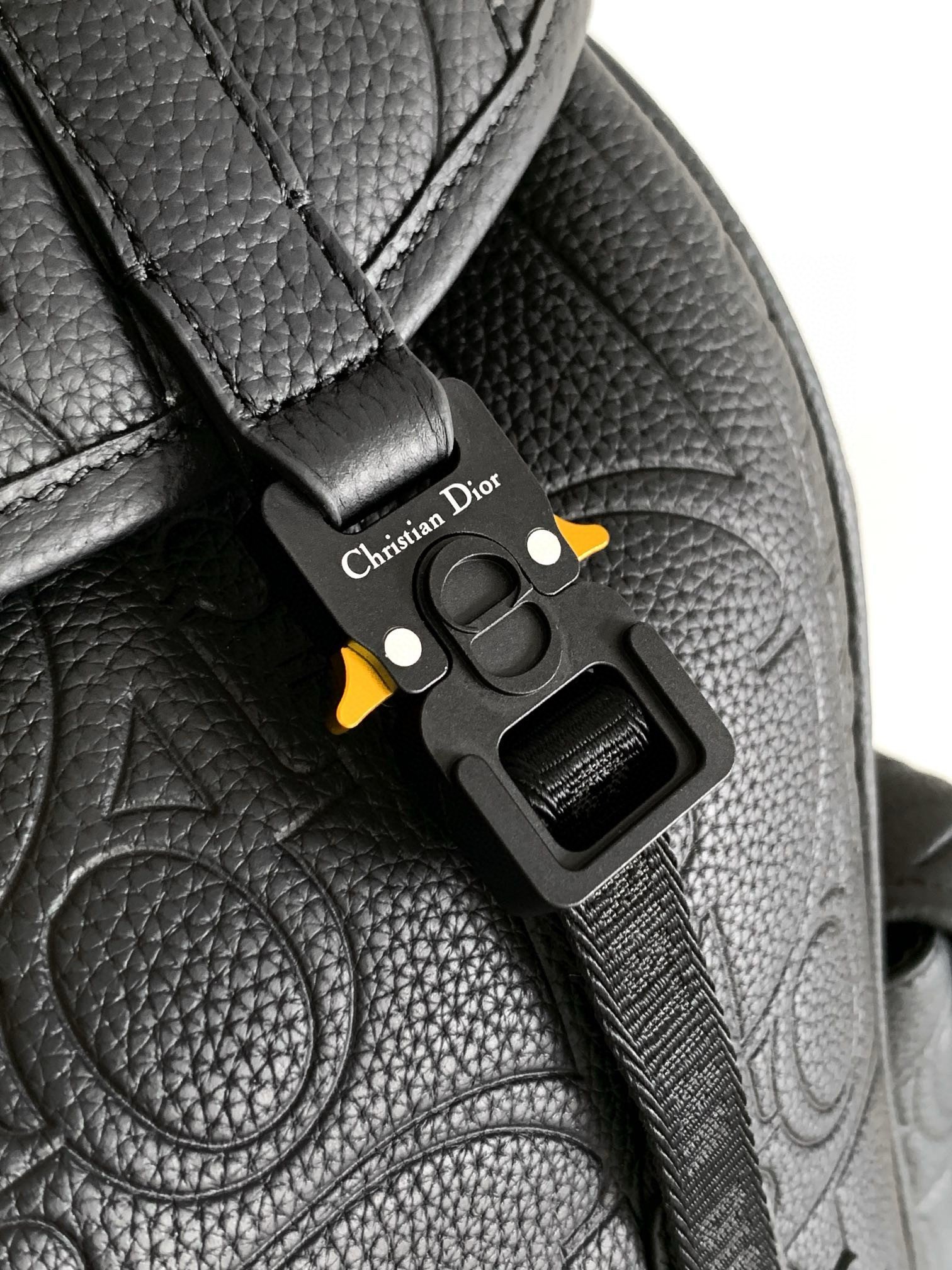 Dior Hit the Road Backpack with Flap in Black Gravity Leather