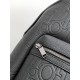 Dior Rider 2.0 Zipped Backpack in Black Gravity Leather