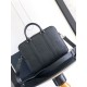 Dior Zipped Briefcase in Black Gravity Leather