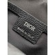 Dior Mini Rider 2.0 Zipped Messenger Bag in Beige Oblique with Black Leather