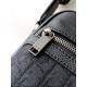 Dior Rider 2.0 Zipped Messenger Bag in Black Oblique with Black Leather