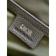 Dior Hit the Road Flap Messenger Bag in Khaki Gravity Leather