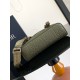 Dior Hit the Road Flap Messenger Bag in Khaki Gravity Leather