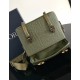 Dior Hit the Road Flap Messenger Bag in Khaki Gravity Leather