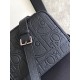 Dior Men's Messenger Bag with Flap in Black Gravity Leather