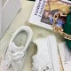 Dior Dior-ID Sneakers In White Leather with White Strap