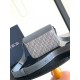 Dior Small Saddle Messenger Bag in Grey Oblique Jacquard and Calfskin