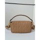 Fendi Medium Baguette Bag in Beige FF Nappa Leather