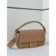 Fendi Medium Baguette Bag in Beige FF Nappa Leather