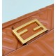 Fendi Medium Baguette Bag in Brown FF Nappa Leather