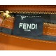 Fendi Medium Baguette Bag in Brown FF Nappa Leather