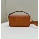 Fendi Medium Baguette Bag in Brown FF Nappa Leather