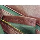 Fendi Medium Baguette Bag in Burgundy FF Nappa Leather