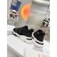 Dior D-Wander Sneakers In Black Camouflage Technical Fabric