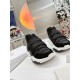 Dior D-Wander Sneakers In Black Camouflage Technical Fabric