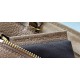 Fendi Small Roll Tote in Canvas with Multicolor FF Embroidery