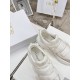 Dior D-Wander Sneakers In White Camouflage Technical Fabric