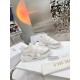 Dior D-Wander Sneakers In White Camouflage Technical Fabric