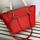 Celine Belt Mini Bag In Red Grained Calfskin