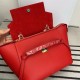 Celine Belt Mini Bag In Red Grained Calfskin