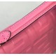 Fendi Small Baguette Bag In Pink FF Nappa Leather