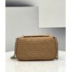 Fendi Baguette Chain Midi Bag In Beige FF Fabric