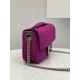 Fendi Baguette Chain Midi Bag In Fuchsia FF Fabric