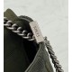 Fendi Baguette Chain Midi Bag In Green FF Fabric