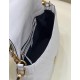 Fendi Large Baguette Bag In White FF Nappa Leather