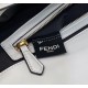 Fendi Large Baguette Bag In White FF Nappa Leather