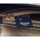 Fendi Large Baguette Bag In Gold FF Metallic Leather