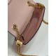 Fendi Baguette Chain Midi Bag In Powder Nappa Leather