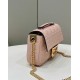 Fendi Baguette Chain Midi Bag In Powder Nappa Leather