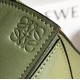 Loewe Puzzle Mini Bag In Avocado Green Calfskin