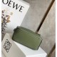 Loewe Puzzle Mini Bag In Avocado Green Calfskin