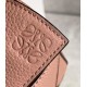 Loewe Puzzle Mini Bag In Dark Blush Grained Calfskin