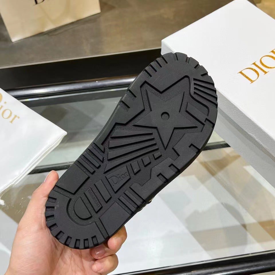 Dior DiorAct Slides In Black Lambskin