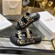 Dior DiorAct Slides In Beige Multicolor Mizza Printed Technical Fabric