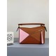 Loewe Puzzle Small Bag In Multicolour Camel Calfskin