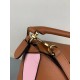 Loewe Puzzle Small Bag In Multicolour Camel Calfskin