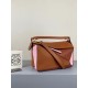 Loewe Puzzle Small Bag In Multicolour Camel Calfskin