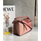 Loewe Puzzle Small Bag In Multicolour Purple Calfskin