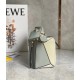 Loewe Puzzle Small Bag In Multicolour Grey Calfskin