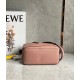 Loewe Puzzle Small Bag In Dark Blush Grained Calfskin