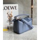 Loewe Puzzle Small Bag In Atlantic Blue Classic Calfskin