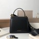 Bvlgari Serpenti Forever Small Top Handle Bag with Chain Black