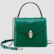 Bvlgari Serpenti Forever Small Bag In Green Calfskin