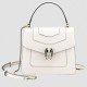 Bvlgari Serpenti Forever Small Bag In White Calfskin