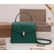 Bvlgari Serpenti Forever Medium Bag In Green Calfskin