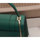 Bvlgari Serpenti Forever Medium Bag In Green Calfskin